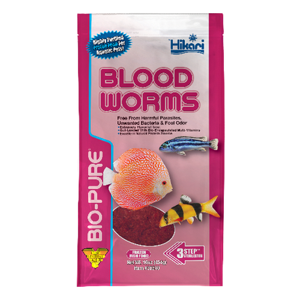 Hikari Blood Worms 454g - Flat Pack