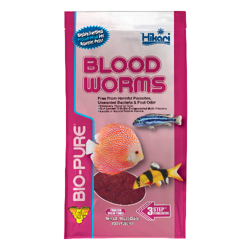 Hikari Blood Worms 454g - Flat Pack