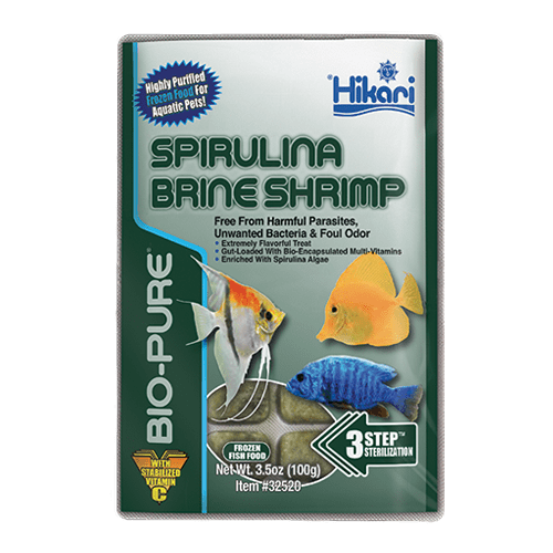 Hikari Spirulina Brine Shrimp 100g - 32 Cubes