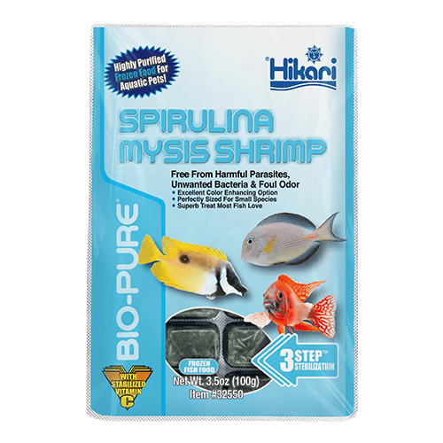Hikari Spirulina Mysis Shrimp 100g - 32 Cubes