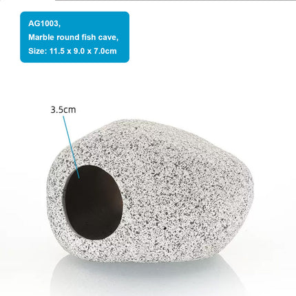AquaGen Ornaments Marble Cave Round