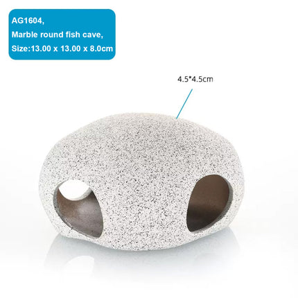 AquaGen Ornaments Marble Cave Round