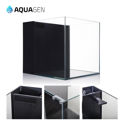 AquaGen Nano Rimless Low Iron Aquarium Tank