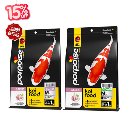 Porpoise premium koi food for growth and color enhancement
High quality koi fish food with spirulina and probiotics
Porpoise koi food for healthy growth and body development
Koi pellet food with fish meal and krill meal ingredients
Premium koi diet for vibrant colors and improved health
Porpoise koi feed with vitamins minerals and probiotics
Advanced koi food formula for liver health and muscle growth
Complete nutrition koi food for pond fish care