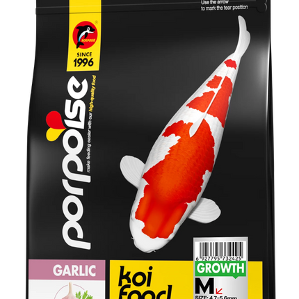 Porpoise premium koi food for growth and color enhancement
High quality koi fish food with spirulina and probiotics
Porpoise koi food for healthy growth and body development
Koi pellet food with fish meal and krill meal ingredients
Premium koi diet for vibrant colors and improved health
Porpoise koi feed with vitamins minerals and probiotics
Advanced koi food formula for liver health and muscle growth
Complete nutrition koi food for pond fish care