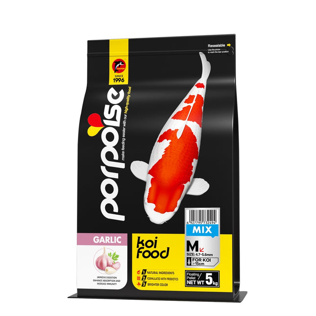 Porpoise premium koi food for growth and color enhancement
High quality koi fish food with spirulina and probiotics
Porpoise koi food for healthy growth and body development
Koi pellet food with fish meal and krill meal ingredients
Premium koi diet for vibrant colors and improved health
Porpoise koi feed with vitamins minerals and probiotics
Advanced koi food formula for liver health and muscle growth
Complete nutrition koi food for pond fish care
