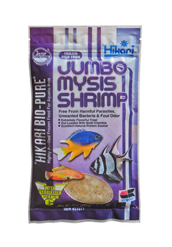 Hikari Jumbo Mysis Shrimp 113g - Flat Pack