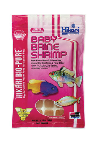 Hikari Baby Brine Shrimp 50g - 40 Mini Cubes