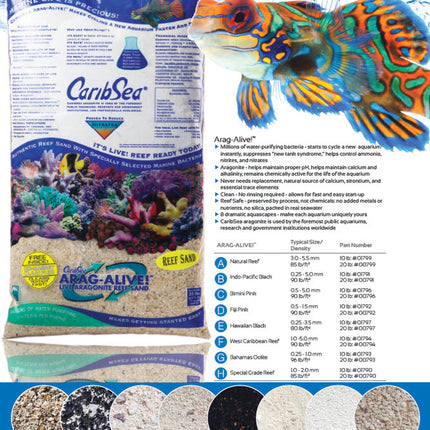 CaribSea Arag-Alive Special Grade Reef Sand