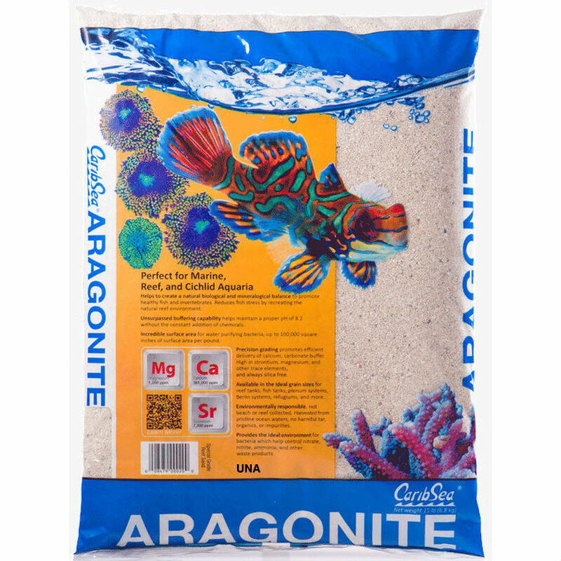 Caribsea Seaflor Special Grade Dry Aragonite Reef Sand 0.5 - 1.5mm