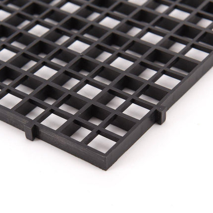 Egg Crate Black 15cm x 30cm