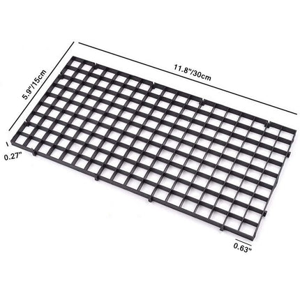 Egg Crate Black 15cm x 30cm