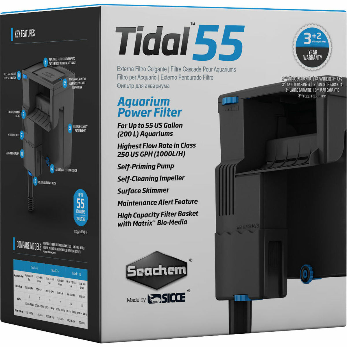 Seachem Tidal HOB Power Filter
