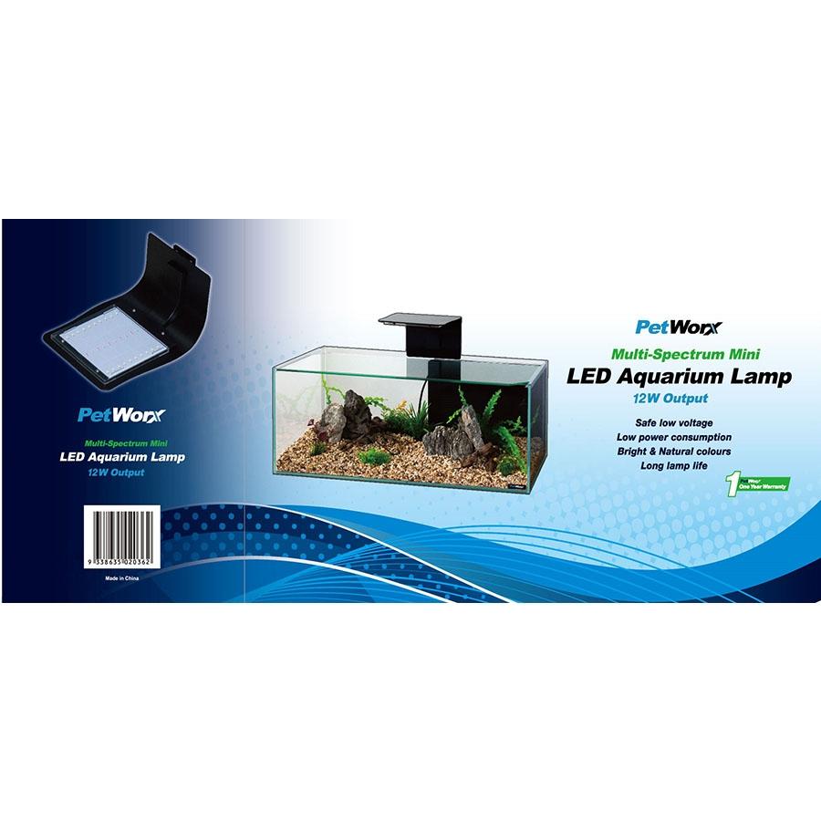 PetWorx LED Clamp Lamp 12w Uni Hill Aquarium