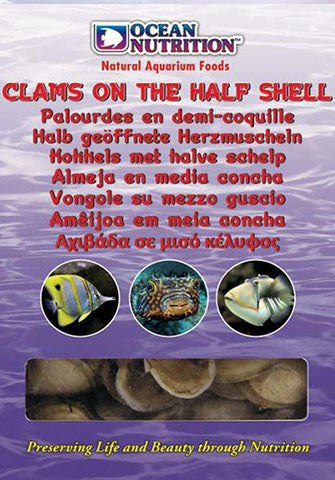 Ocean Nutrition Clams On Half Shell
