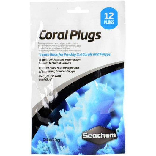 Seachem Coral Plugs 12 Plugs