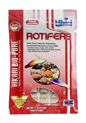 Hikari Rotifers 50g - 40 Mini Cubes