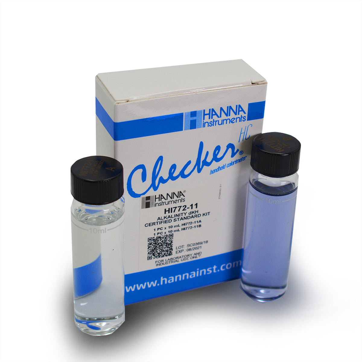 Hanna HI772-11 Marine Alkalinity (dKH) Checker® HC Calibration Check Set
