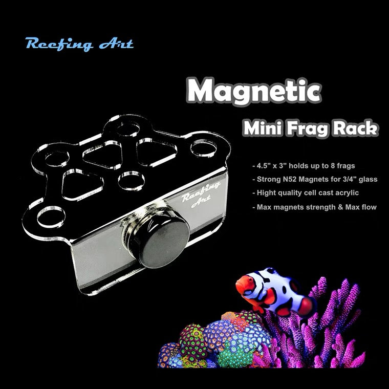 Reefing Art Magnetic Mini Frag Rack 8 Frags