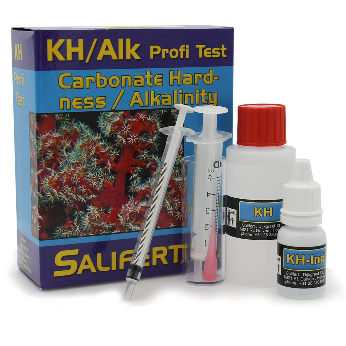 Salifert Carbonate Hardness &amp; Alkalinity (KH/ ALK) Test Kit