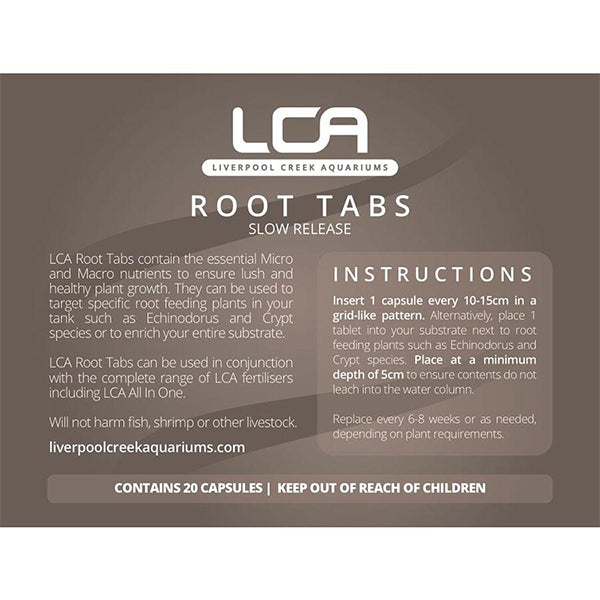 LCA Root Tabs 20Tabs (Slow release)