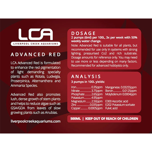 LCA Advanced Red