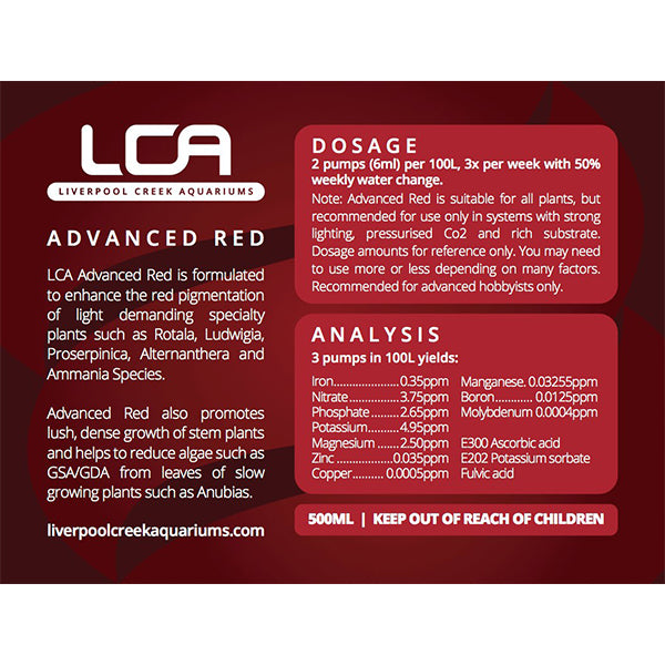 LCA Advanced Red