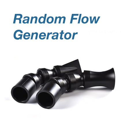 Random Flow Generator aquarium return nozzle creating natural variable water flow and improved tank circulation.