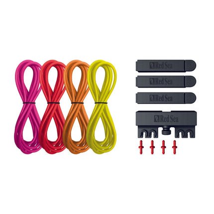 Red Sea ReefDose Deluxe 4-Color Tube Kit (Red/Yellow)