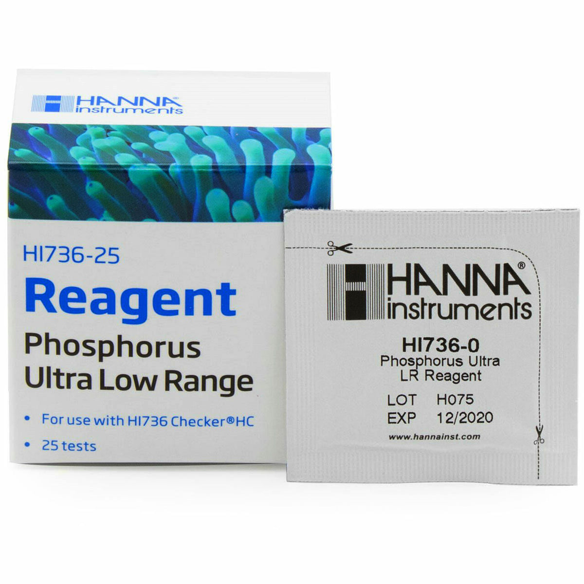 Hanna - (HI736-25) Phosphorus Ultra Low Range Marine Reagent - 25 Tests