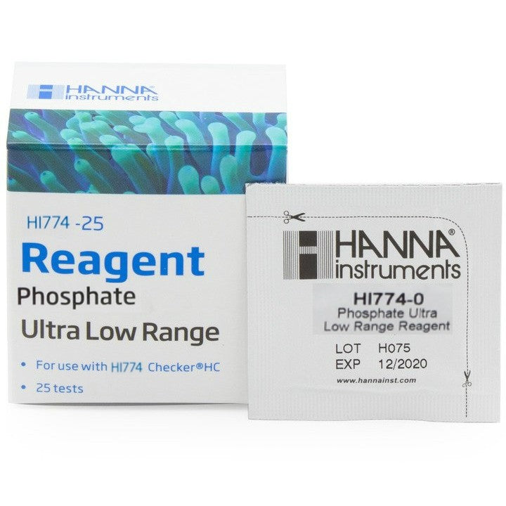 Hanna - (HI774-25) Ultra Low Range Phosphate Checker Reagents - 25 Tests