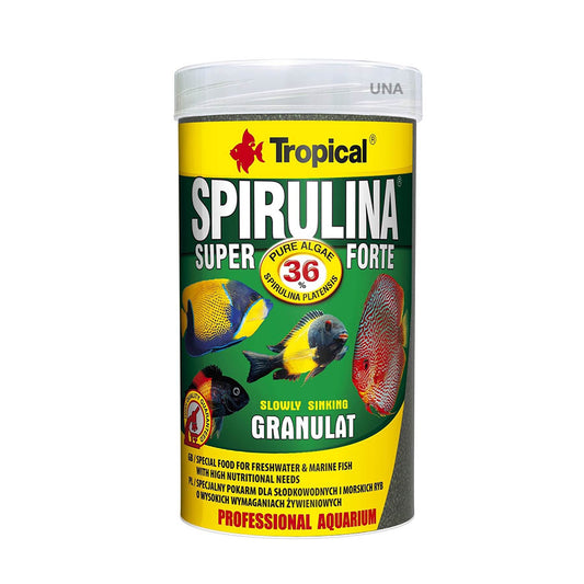 Tropical Super Spirulina Forte Granulat- 36% Spirulina (2mm granulat)