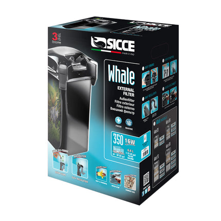 Sicce Whale Canister Filter Black